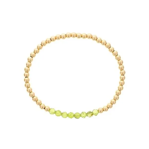 Peridot Gold Filled Mini Bracelet