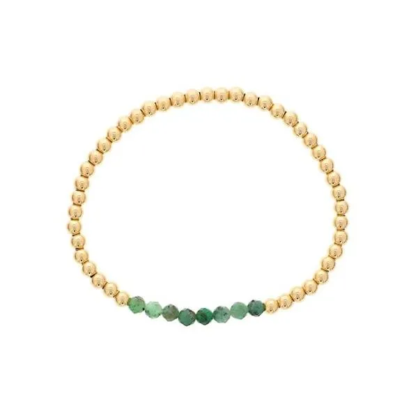 Emerald Gold Mini Bracelet Saxons Fine Jewelers Bend, OR