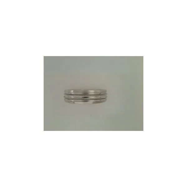 14 Karat White Gold Wedding Band