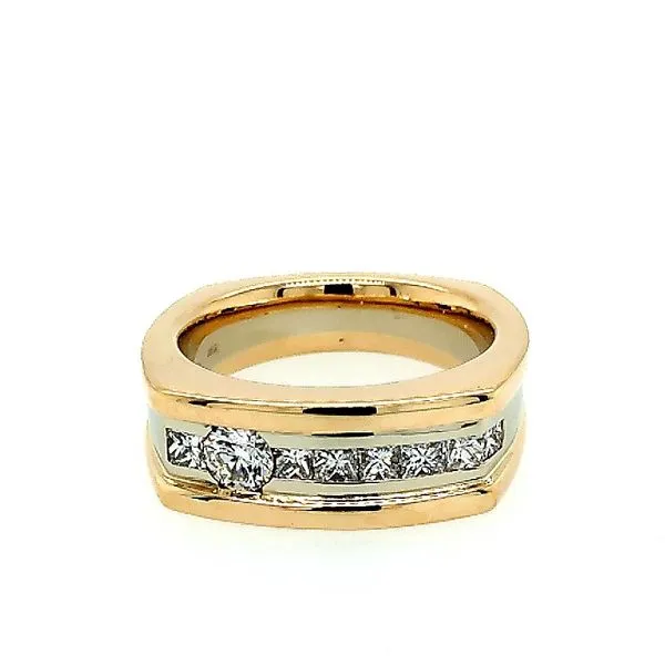 14 Karat Yellow Gold/White Gold Channel Set Saxons Fine Jewelers Bend, OR
