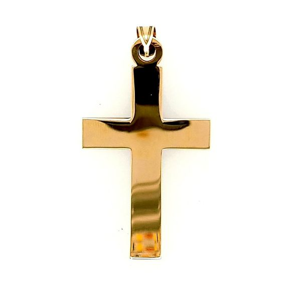 14 Karat Yellow Gold Polished Cross Charm Saxons Fine Jewelers Bend, OR