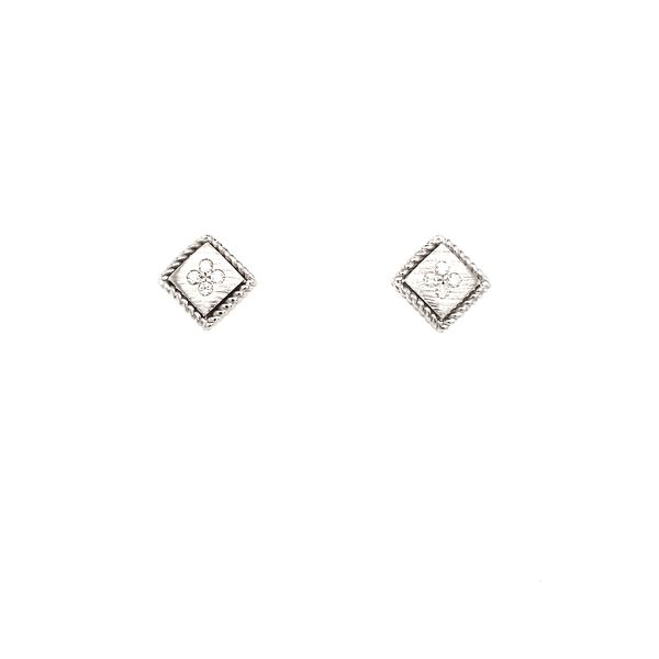 Roberto Coin Diamond Palazzo Ducale Stud Earrings Saxons Fine Jewelers Bend, OR