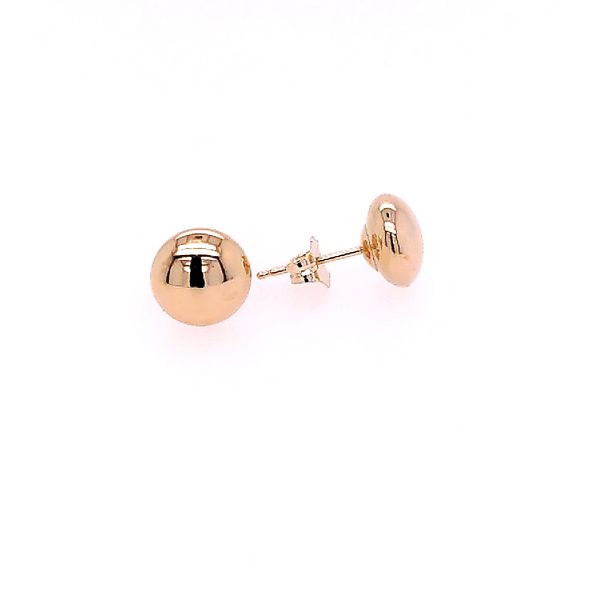 Flat Ball Stud Earrings Saxons Fine Jewelers Bend, OR