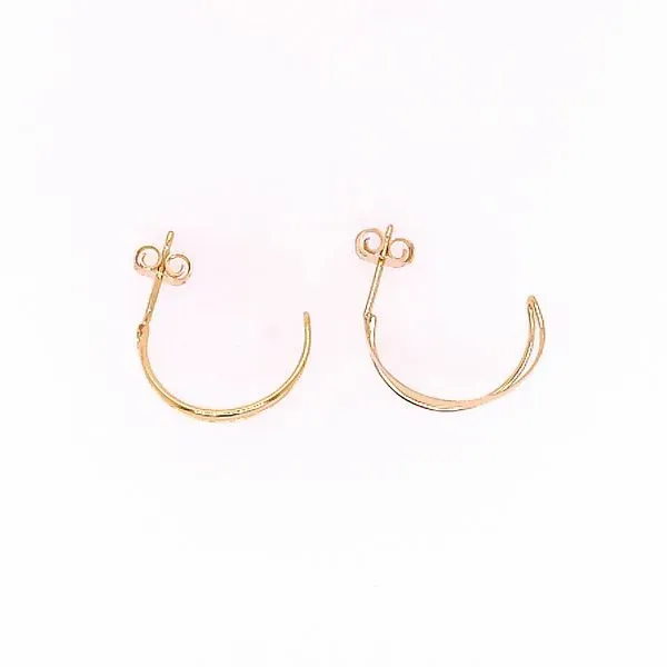 Open Half Hoop Earrings Saxons Fine Jewelers Bend, OR