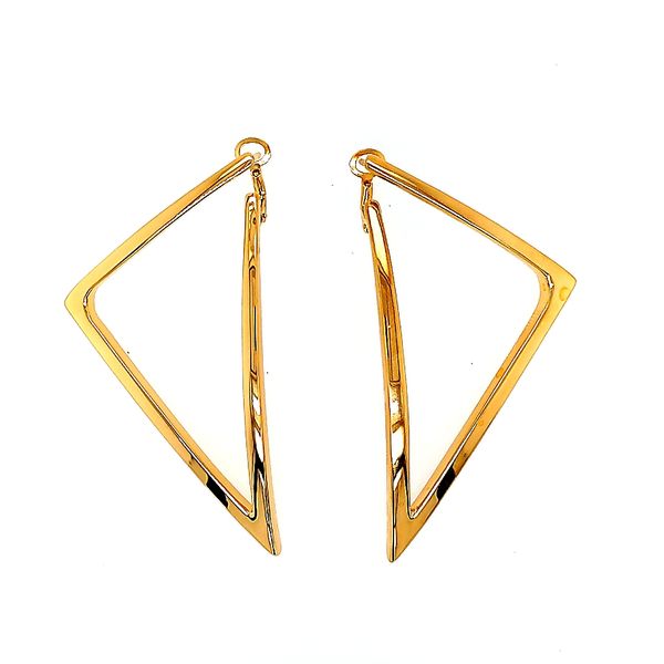 Roberto Coin Triangular Statement Hoops Saxons Fine Jewelers Bend, OR