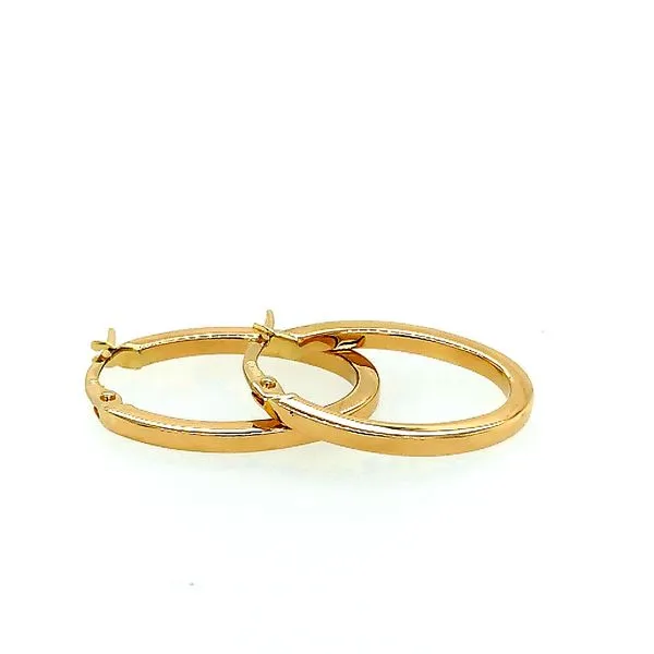 Roberto Coin 18 Karat Yellow Gold Hoop Saxons Fine Jewelers Bend, OR