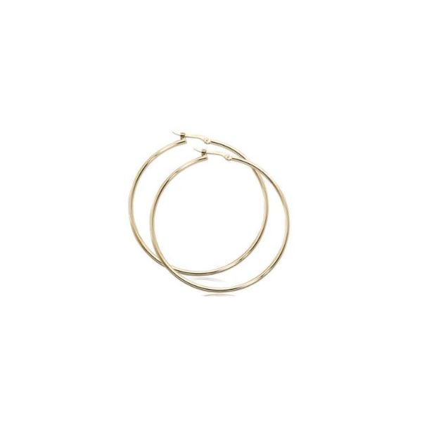 14 Karat Yellow Gold Hoops Saxons Fine Jewelers Bend, OR