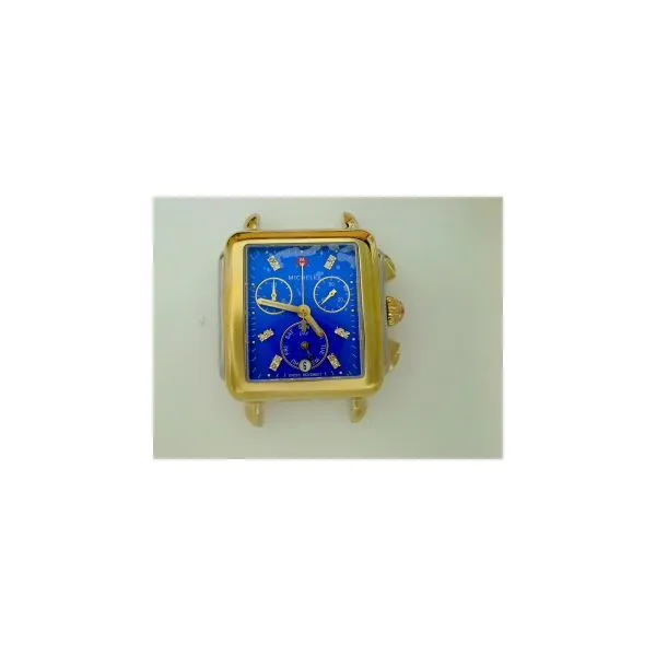 Stainless Steel Cobalt Diamond Deco Diamond Dial Watch Saxons