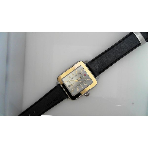 Two Tone Leather Deco Sport Strap Saxons Fine Jewelers Bend, OR