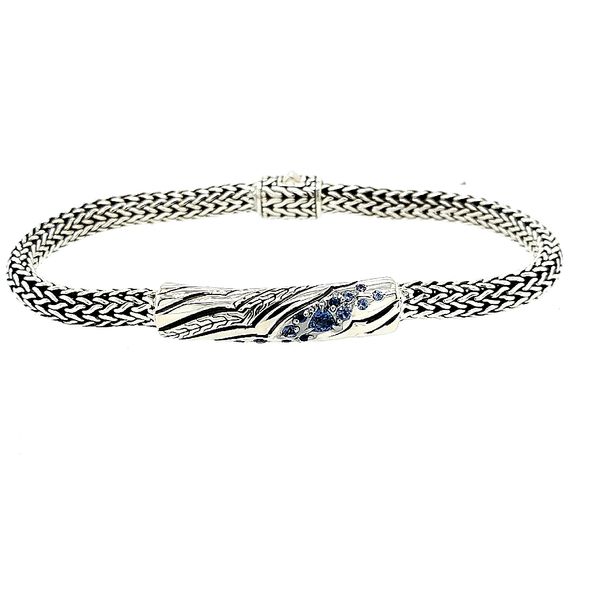 John Hardy Sterling Silver Blue Sapphire Lahar XS Bracelet 5mm Size Medium Saxons Fine Jewelers Bend, OR