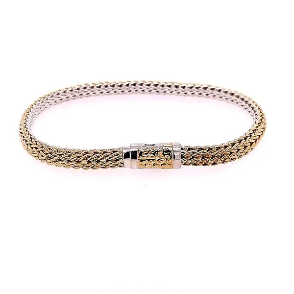 John Hardy Two Tone Reversible Bracelet Saxons Fine Jewelers Bend, OR