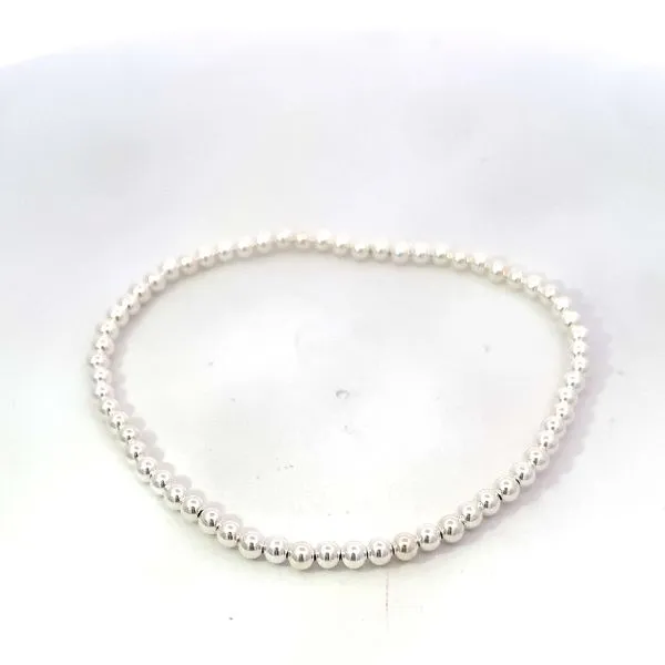 Sterling Silver Beaded Bracelet Saxons Fine Jewelers Bend, OR