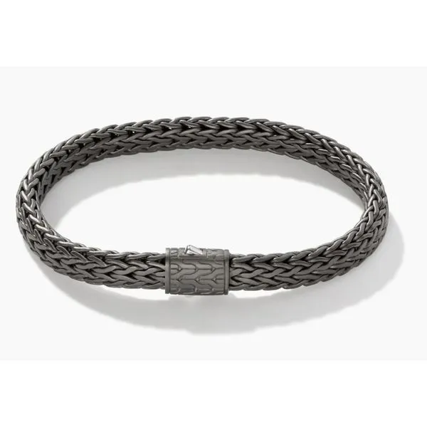 John Hardy Silver Icon Medium Flat Chain Bracelet Saxons Fine Jewelers Bend, OR