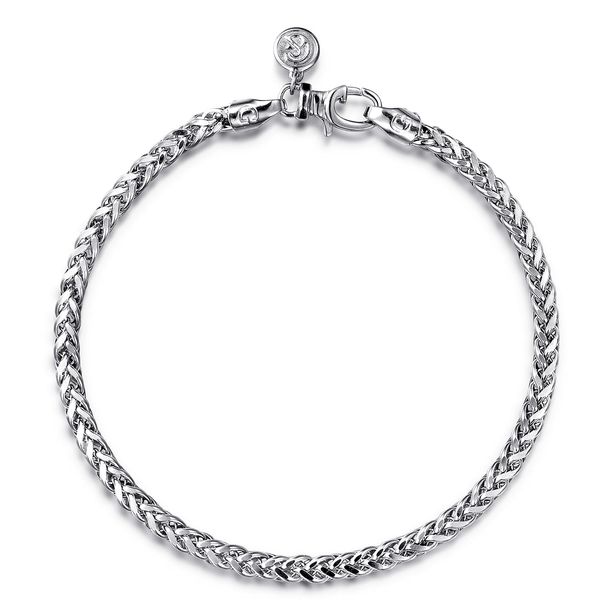 Gabriel & Co. 925 Sterling Silver Wheat Chain Bracelet Saxons Fine Jewelers Bend, OR