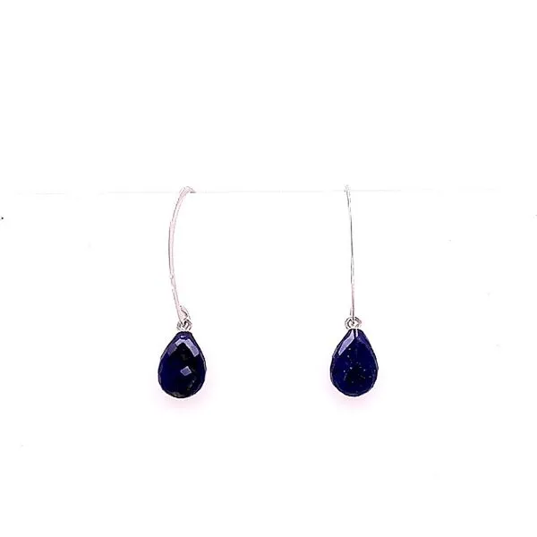 Sterling Silver Sweep Lapis Earrings Saxons Fine Jewelers Bend, OR