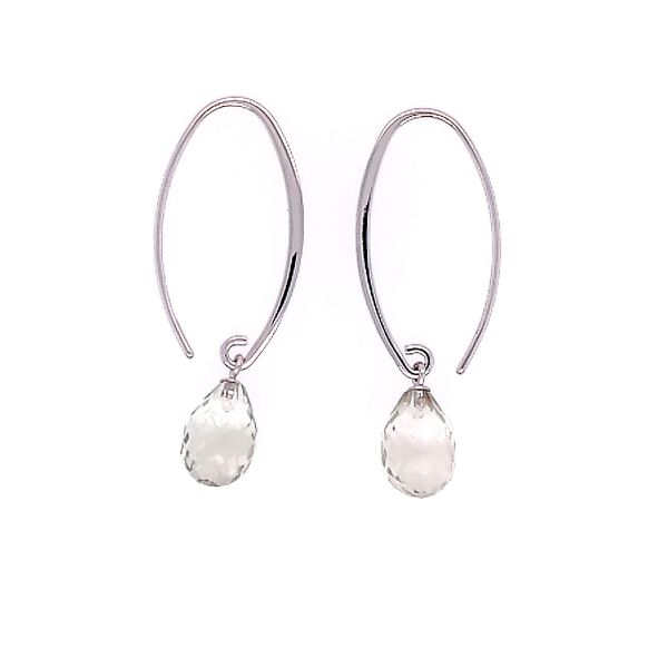 Simple Sweet Briolette Prasiolite Earrings Saxons Fine Jewelers Bend, OR