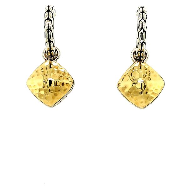 John Hardy Silver and Gold Drop Earrings Saxons Fine Jewelers Bend, OR