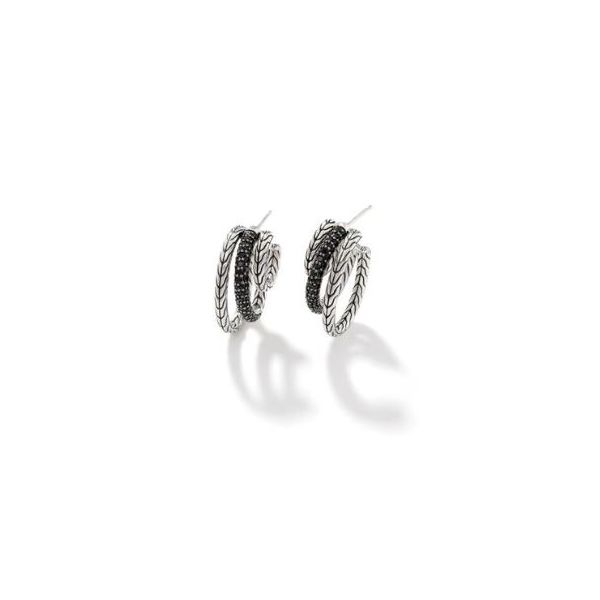 John Hardy Silver Triple Hoop Studs Saxons Fine Jewelers Bend, OR