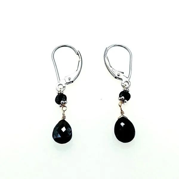 14K Black Almond Drop Earrings Saxons Fine Jewelers Bend, OR