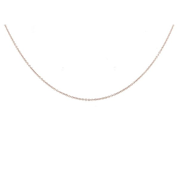 Doves. 18 Karat Rose Gold Link Chain for Pendant Saxons Fine Jewelers Bend, OR