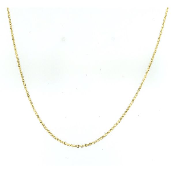 Midas. 14 Karat Yellow Gold Open Diamond Cut Cable Chain Saxons Fine Jewelers Bend, OR