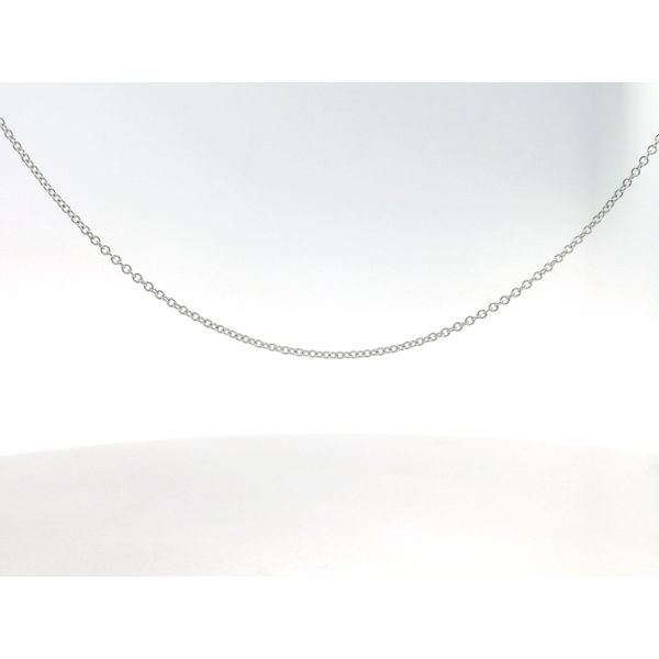 Simon G. 18 Karat White Gold Adjustable Chain Saxons Fine Jewelers Bend, OR