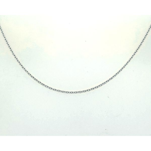 Midas. 14 Karat White Gold Cable Chain Saxons Fine Jewelers Bend, OR