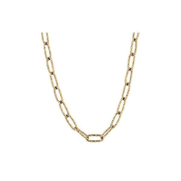 Doves. 18 Karat Rose Gold Big Link Fancy Chain Saxons Fine Jewelers Bend, OR