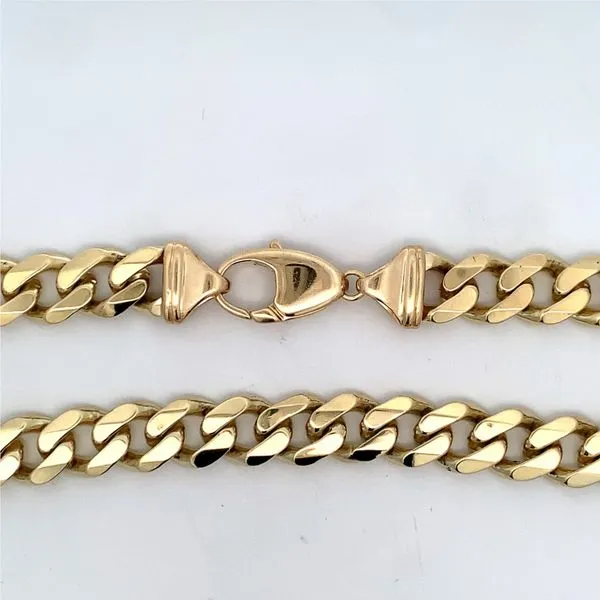 14 Karat Yellow Gold Fancy Curb Link Chain Saxons Fine Jewelers Bend, OR