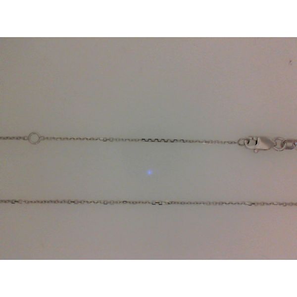 White Gold Diamond Cut Cable Chain Saxons Fine Jewelers Bend, OR