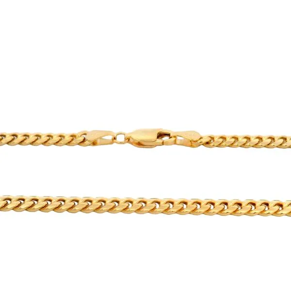 14 Karat Yellow Gold Miami Solid Cuban Chain Saxons Fine Jewelers Bend, OR