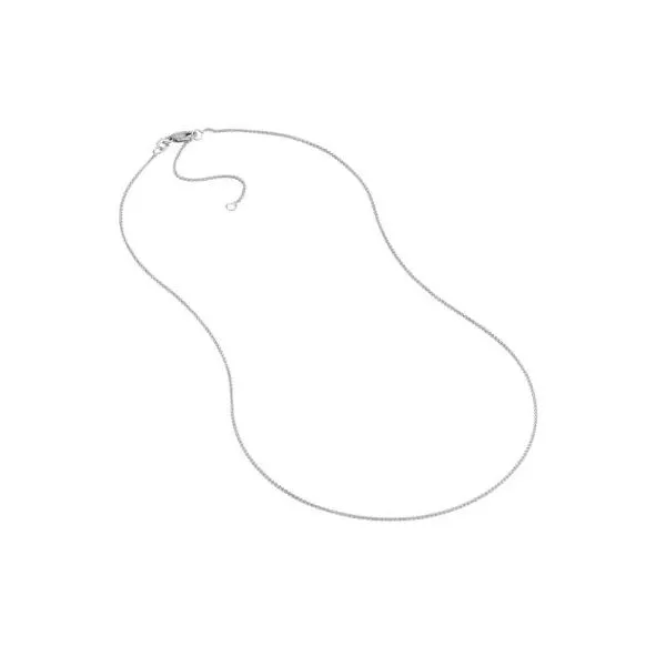 Midas. 14 Karat White Gold Wheat Chain Saxons Fine Jewelers Bend, OR