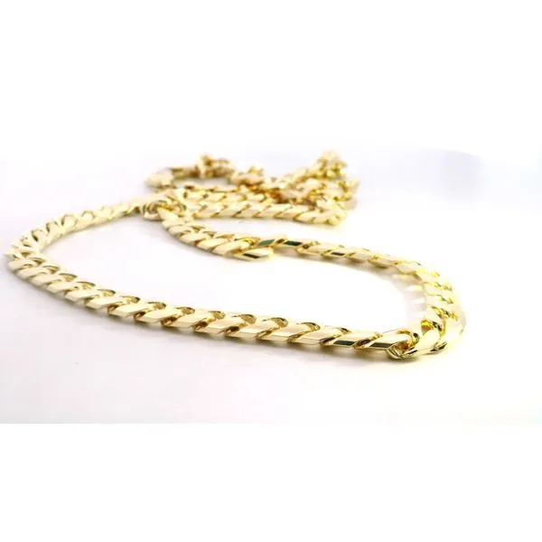 10K Solid Miami Cuban Chain Image 3 Saxons Fine Jewelers Bend, OR