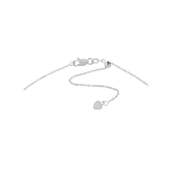 14 Karat White Gold Adjustable Diamond Cut Chain Saxons Fine Jewelers Bend, OR