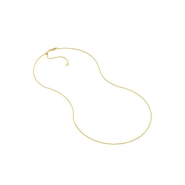 Midas 14 Karat Yellow Gold Wheat Adjustable Silicone Chain Saxons Fine Jewelers Bend, OR