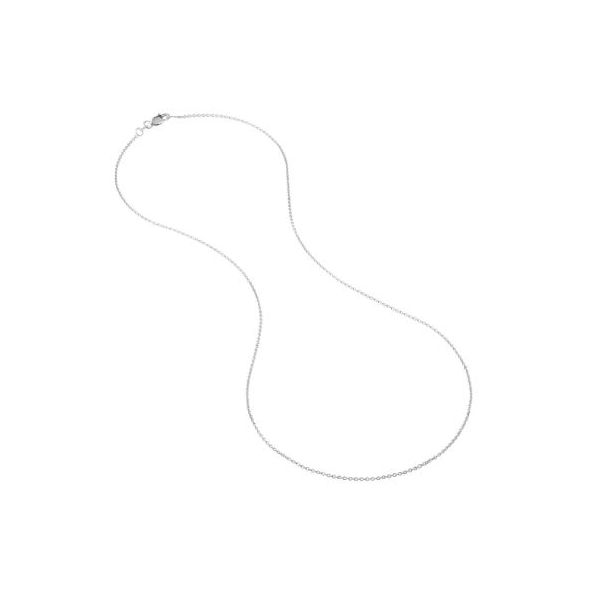 Midas. 14 Karat White Gold Tight Cable Chain Saxons Fine Jewelers Bend, OR