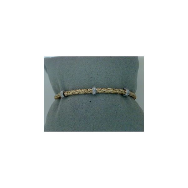 Two Tone Braided Weave Bangle Saxons Fine Jewelers Bend, OR