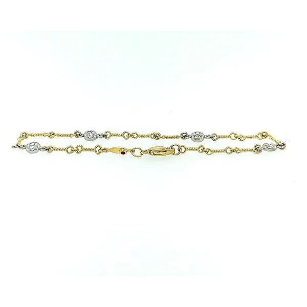 Roberto Coin 4 Station Diamond Link Bracelet Saxons Fine Jewelers Bend, OR