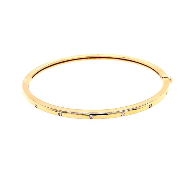 Roberto Coin Classica Bangle with Diamonds Saxons Fine Jewelers Bend, OR