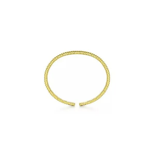 Gabriel & Co. 14 Karat Yellow Gold Bangle Image 2 Saxons Fine Jewelers Bend, OR
