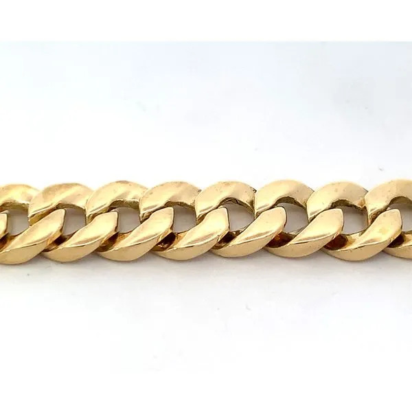 14 Karat Yellow Gold Curb Link Bracelet Image 2 Saxons Fine Jewelers Bend, OR