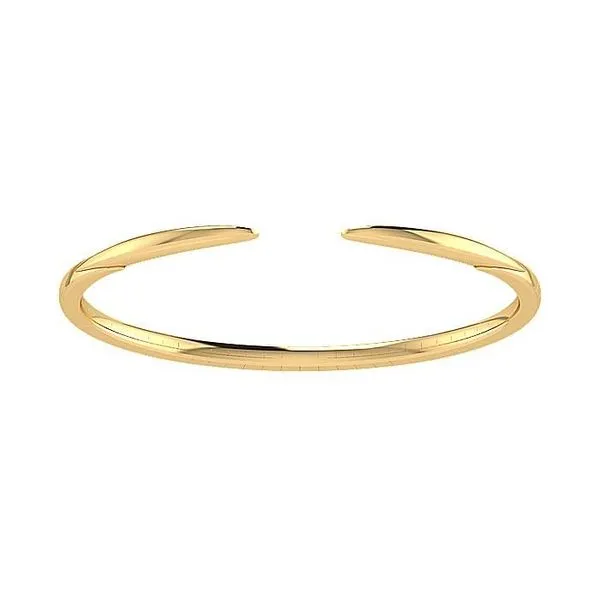 Gabriel & Co. 14 Karat Yellow Gold High Polish Split Cuff Bracelet Saxons Fine Jewelers Bend, OR