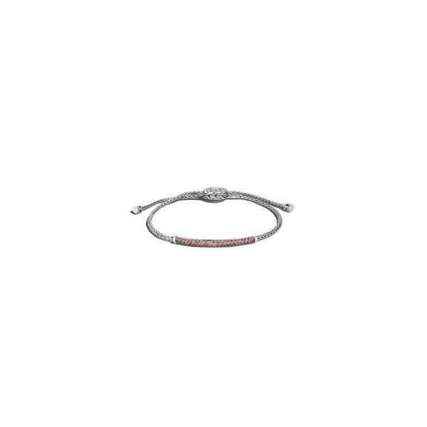Classic Silver Ruby Pull Through Chain Bracelet Saxons Fine Jewelers Bend, OR