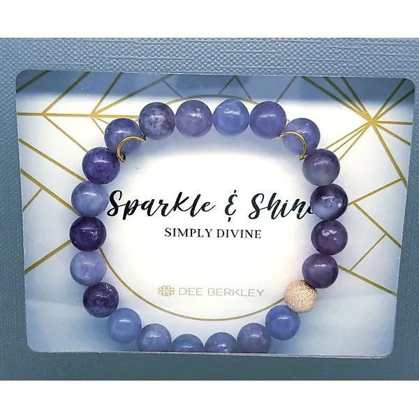 Lilac Jasper Gold Filled Shimmer Bead Bracelet Saxons Fine Jewelers Bend, OR