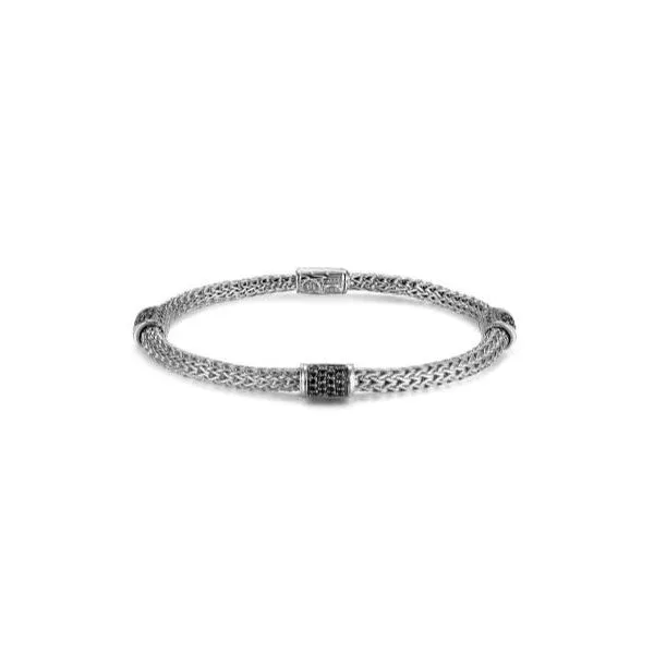 John Hardy. Silver Lava Four Station Bracelet Saxons Fine Jewelers Bend, OR