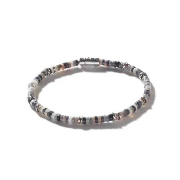 John Hardy. Silver Heishi Opal Beads Bracelet Saxons Fine Jewelers Bend, OR