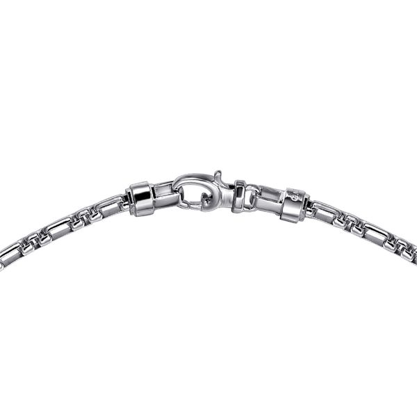 Gabriel & Co. Sterling Silver Solid Figaro Chain Image 3 Saxons Fine Jewelers Bend, OR