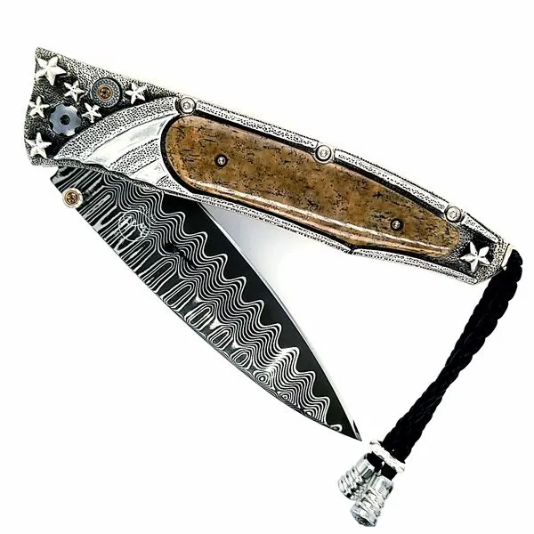 William Henry Wolly Mammoth Bone Knife Saxons Fine Jewelers Bend, OR