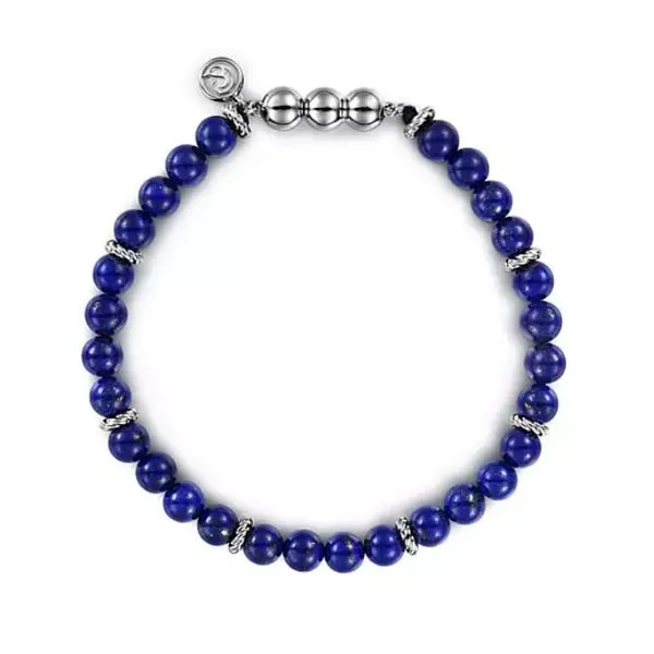 Gabriel & Co. Lapis Beaded Bracelet