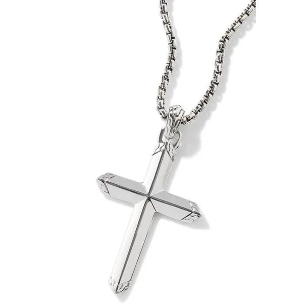 John Hardy Classic Chain Silver Cross Saxons Fine Jewelers Bend, OR